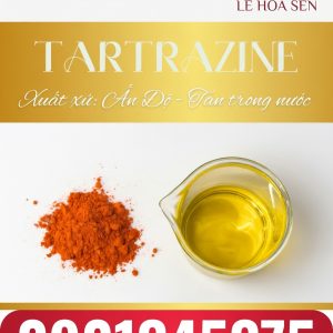 Màu Tartrazine (Vàng chanh) - Ấn Độ