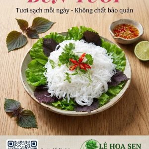 QUY TRÌNH SẢN XUẤT BÚN TƯƠI