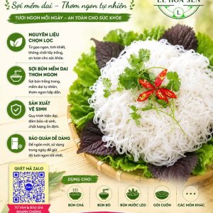 QUY TRÌNH SẢN XUẤT BÚN TƯƠI