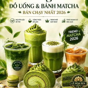 CÔNG THỨC PHA CHẾ MATCHA
